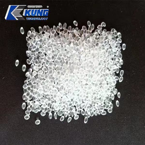 Transparent EVA injection granule with high transparency, good fluidity, and soft flexibility for injection molding
