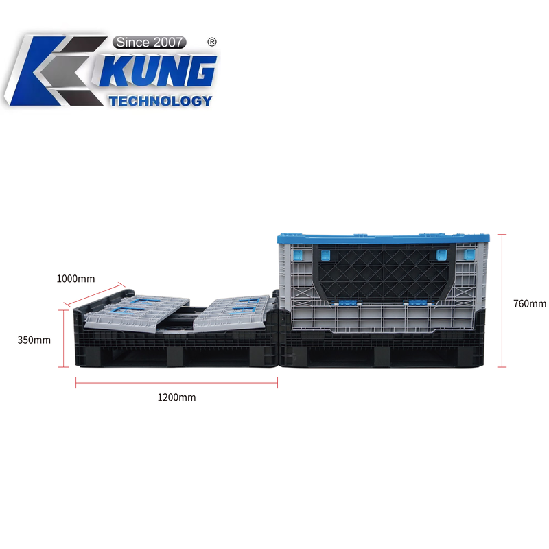 Wheeled folding turnover boxes for shoe factory🏭!
Easy move 🛞| Space saving📦 | Strong durable👍