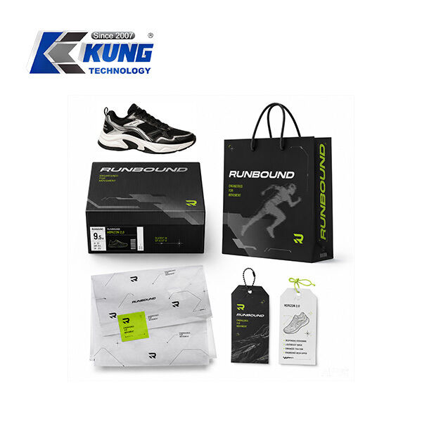 Innovative shoe-making accessories offering custom shoe boxes hang tags shopping bags and tissue paper for shoemaking packaging