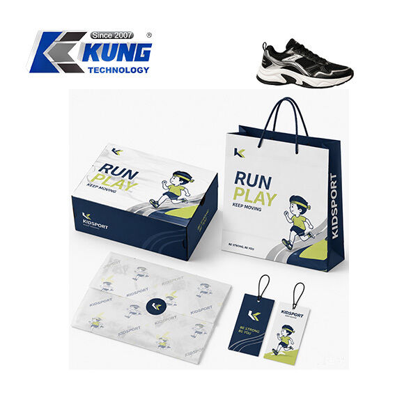 Innovative shoe-making accessories offering custom shoe boxes hang tags shopping bags and tissue paper for shoemaking packaging