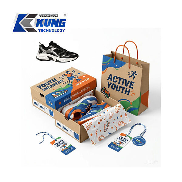 Innovative shoe-making accessories offering custom shoe boxes hang tags shopping bags and tissue paper for shoemaking packaging