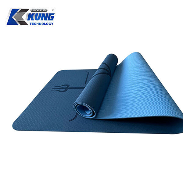 Premium Non-Slip Yoga Mat - 6mm Thick Eco-Friendly TPE Exercise Mat for Yoga, Pilates & Workouts