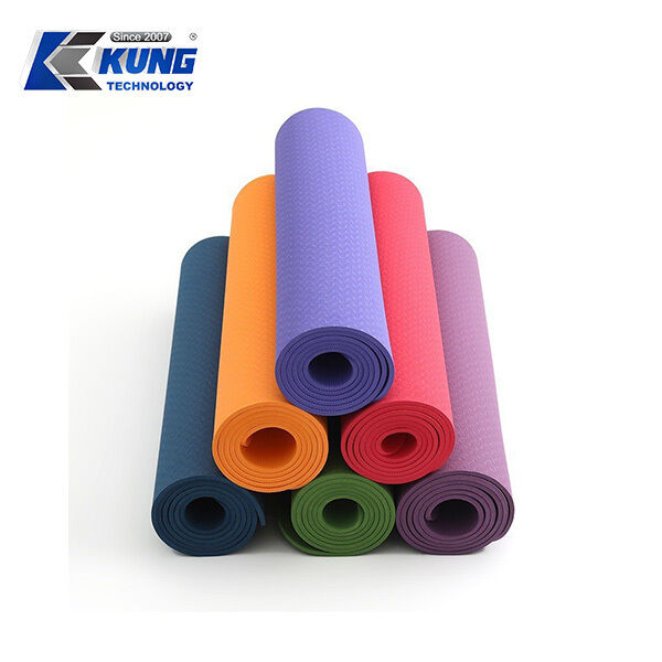 Premium Non-Slip Yoga Mat - 6mm Thick Eco-Friendly TPE Exercise Mat for Yoga, Pilates & Workouts