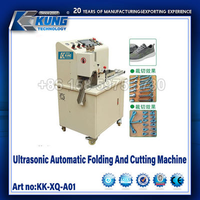 เครื่องพับและตัดอัตโนมัติด้วยเสียงฉีด ultrasonic สําหรับการผลิตรองเท้า