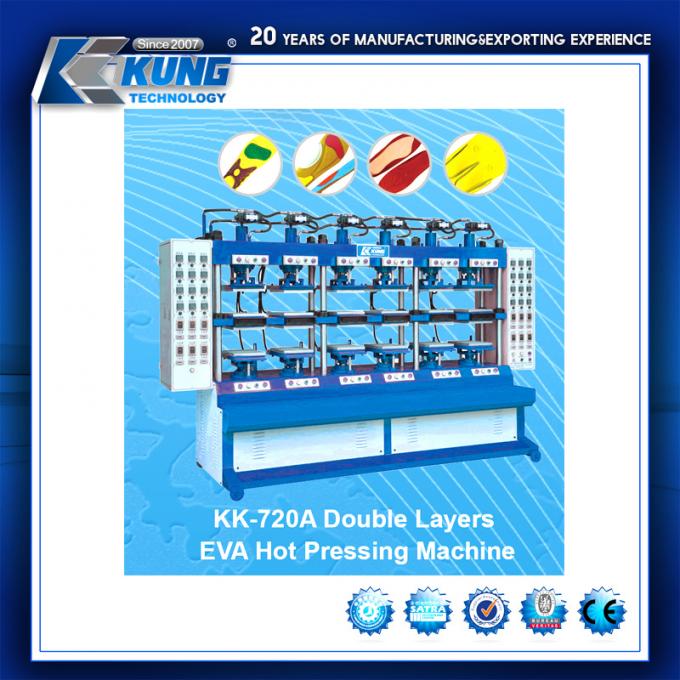 เครื่องฉีดขึ้นรูปพื้นรองเท้าพีวีซีไฟฟ้า 7.5HP อเนกประสงค์ 1