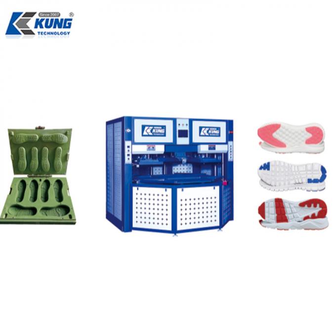 7.5HP 6 สถานีเครื่องทำรองเท้า, เครื่องฉีดขึ้นรูปรองเท้าโรตารี 0