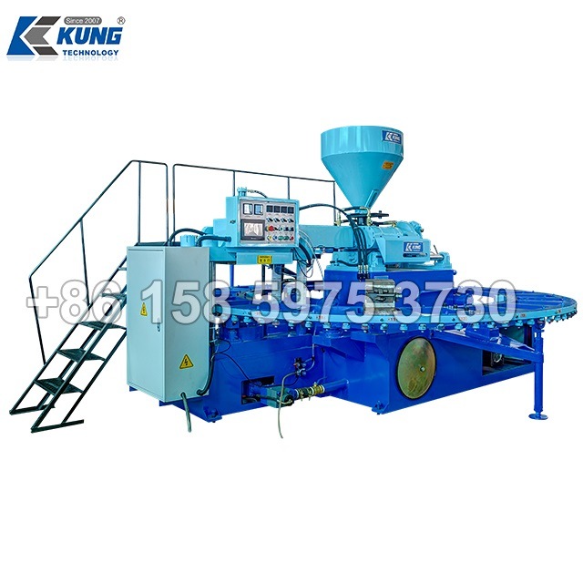 เครื่องฉีดขึ้นรูปรองเท้า PVC TPR แต่เพียงผู้เดียวอเนกประสงค์ 0