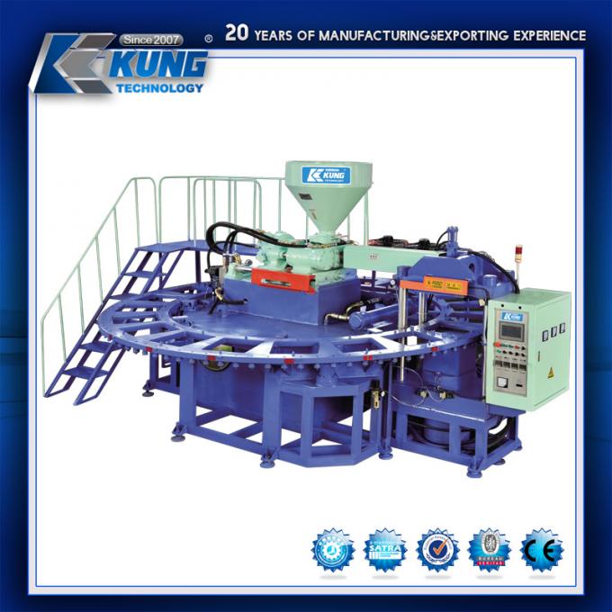 เครื่องฉีดพลาสติก PVC แนวนอนแบบสกรู 24 สถานี 0