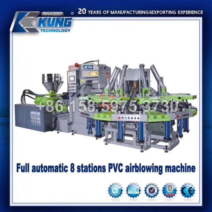 เครื่องเป่าลม PVC อัตโนมัติ CE, เครื่องฉีดพลาสติกกันสนิมสำหรับพลาสติก 0