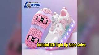 พื้นรองเท้า LED Light Up สำหรับรองเท้าผ้าใบแฟชั่นและรองเท้าเด็ก